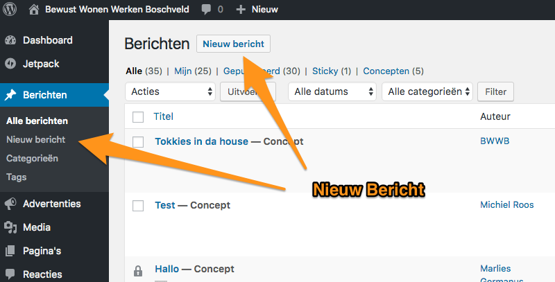 Nieuw bericht aanmaken blog_handleiding_-_nieuw_bericht
